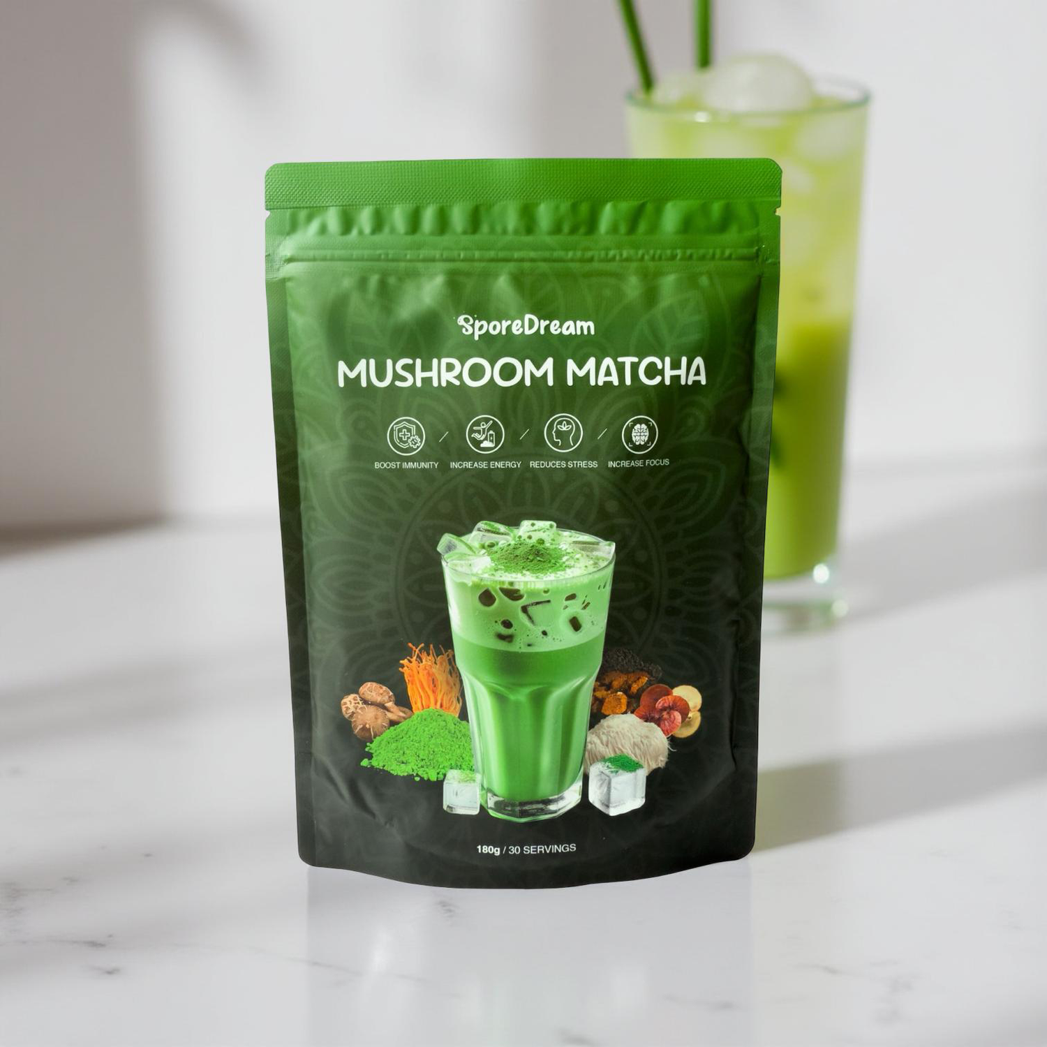 Adaptogenic Functional Mushroom Matcha