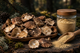 Сушеный порошок королевского мухомора Amanita Regalis