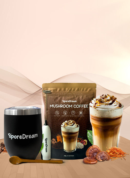 Functional Mushroom Coffee Latte